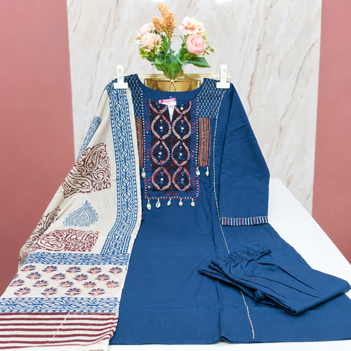 Premium A-Line Kurti Set