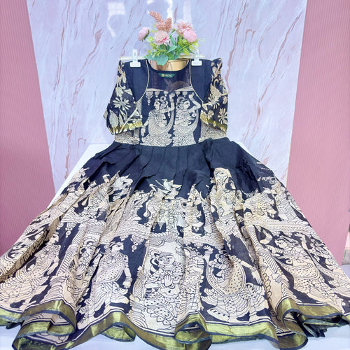Premium Kalamkari Umbrella Dress