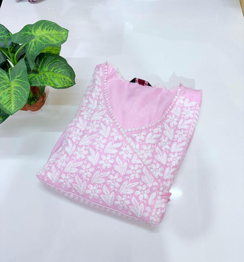 Premium Mul Cotton Angrakha Umbrella Kurti