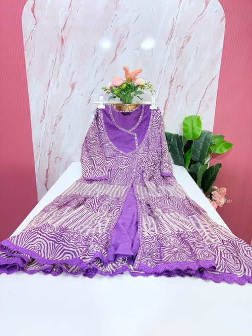 Single Umbrella Mull Cotton Kurti