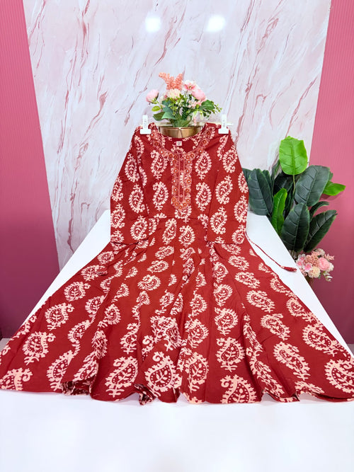 60s Cotton Single Umbrella Kurti
