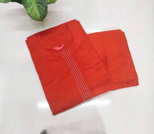 Vatican Fabric A-Line Co ord Set with Embroidery