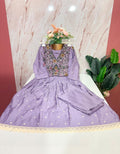 Romans Fabric Embroidered Umbrella Top Set