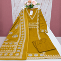Mustard Yellow 60s Cotton Three-Piece Set