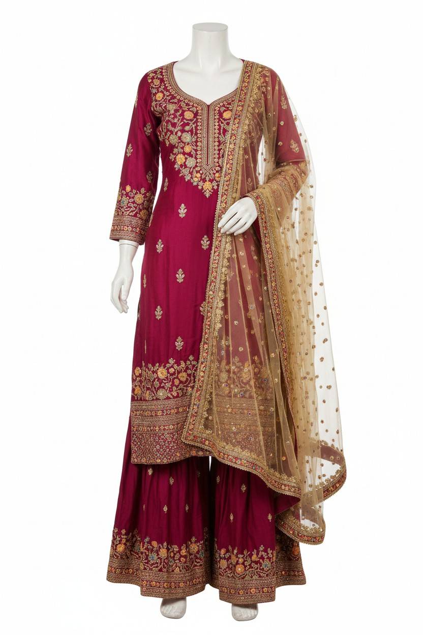 Designer Sharara Set with Dupatta