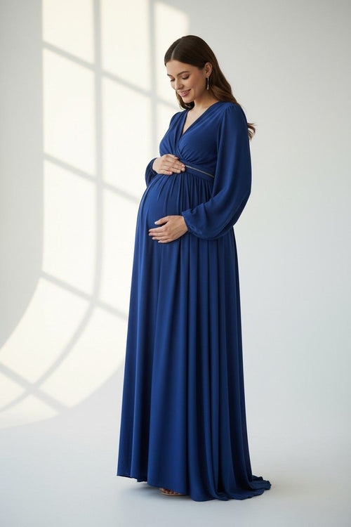 Maternity Feeding Maxi Dress
