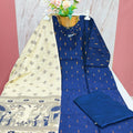Premium Raw Silk 3-Piece Kurti Set
