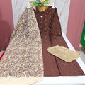Premium Raw Silk 3-Piece Kurti Set