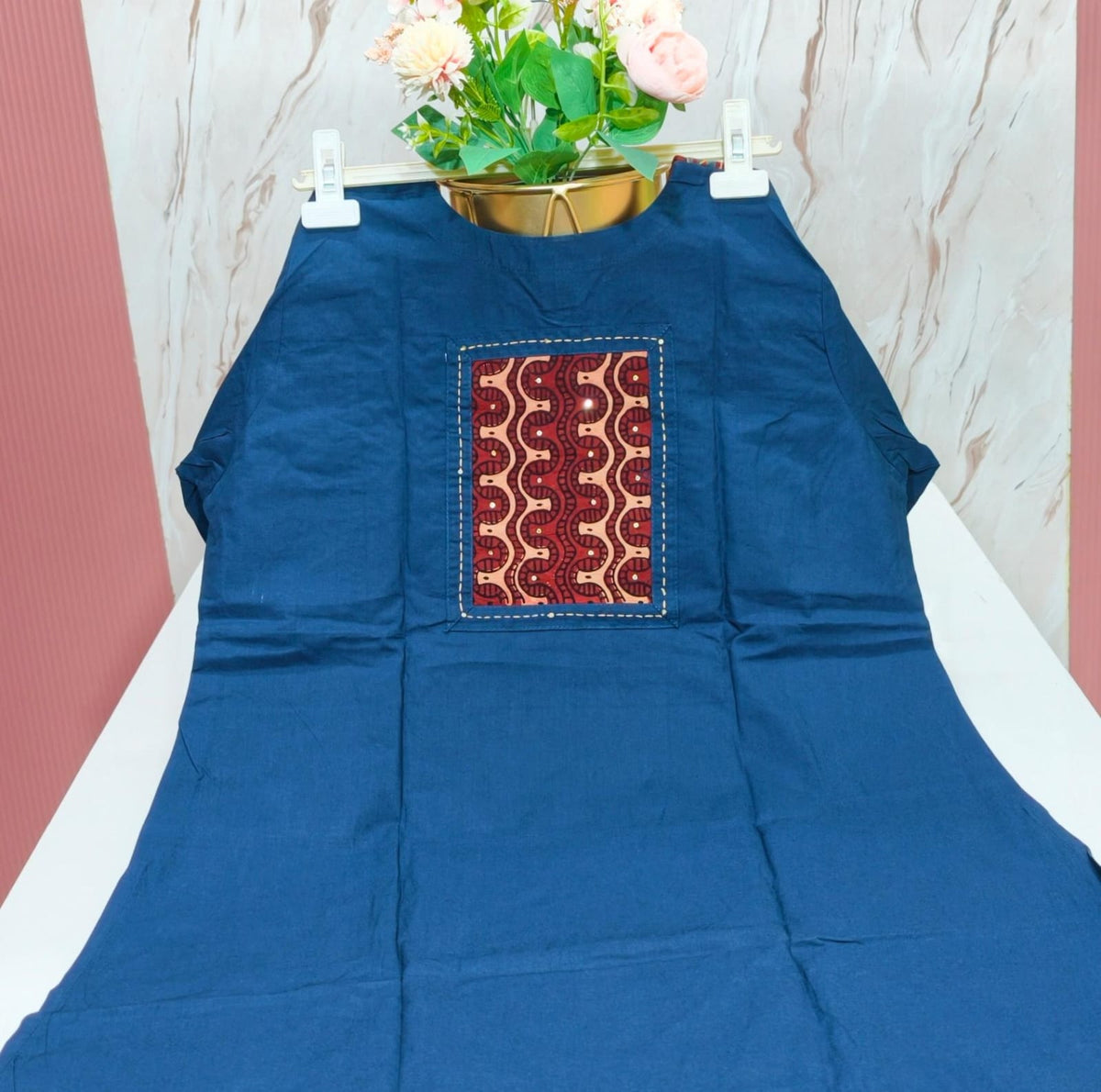 Premium Dabu Cotton 3 Piece Suit Set