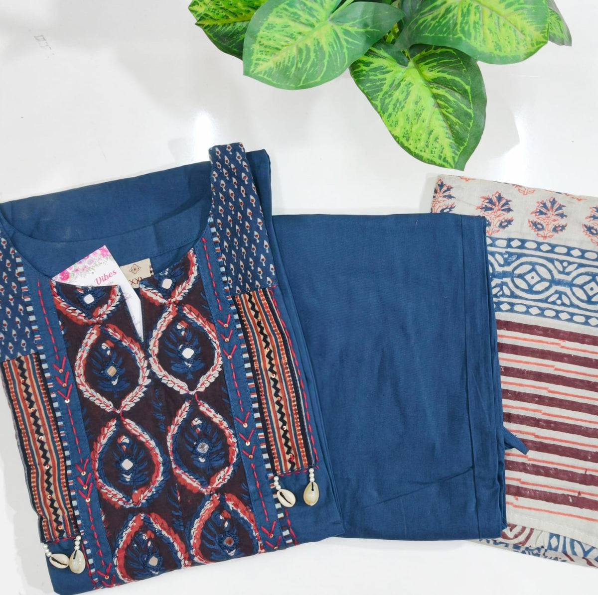 Premium A-Line Kurti Set