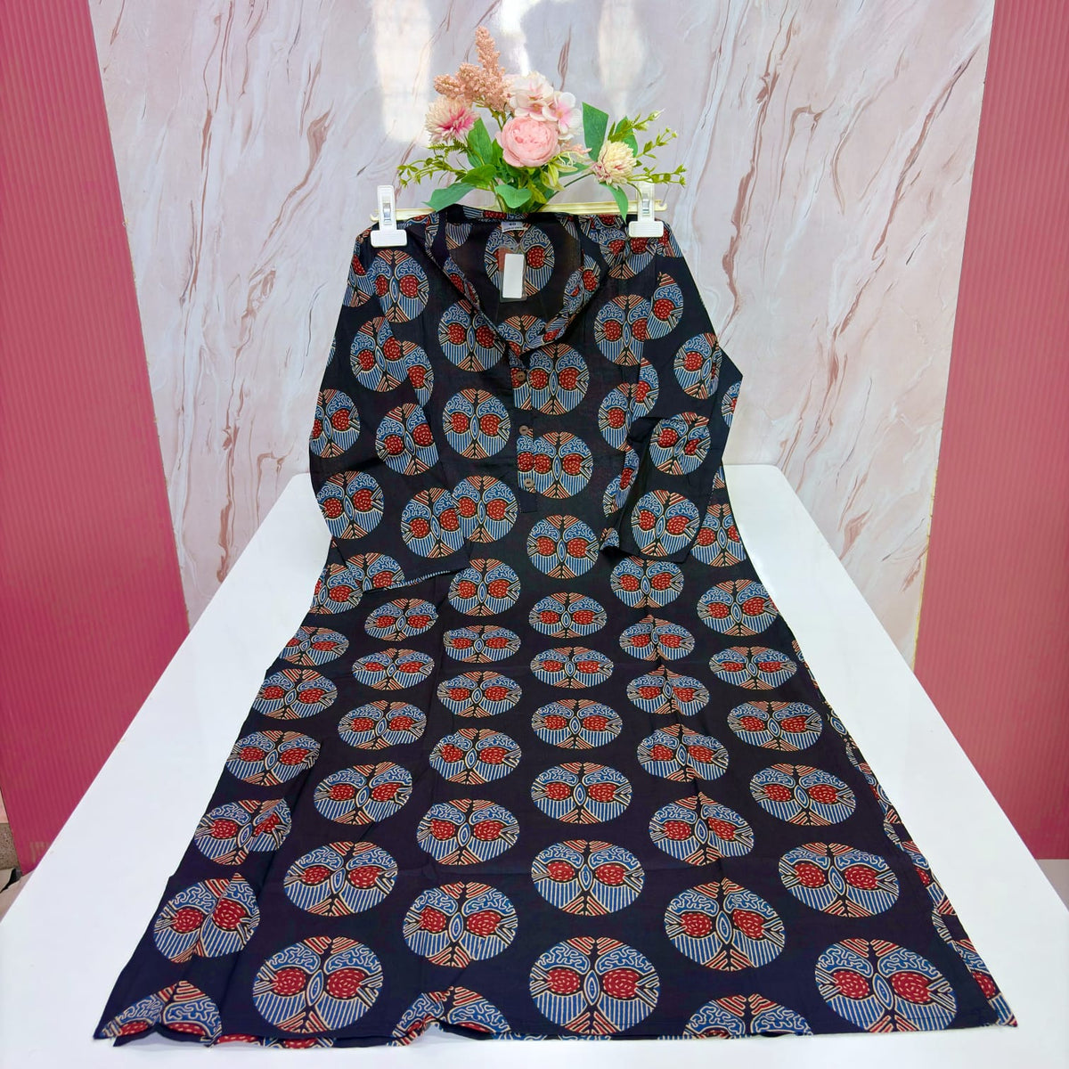 Premium 60s Cotton Straight Cut Kurti