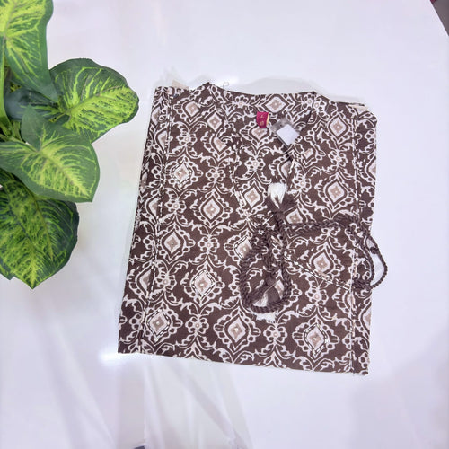Premium Cotton Straight Fit Kurti