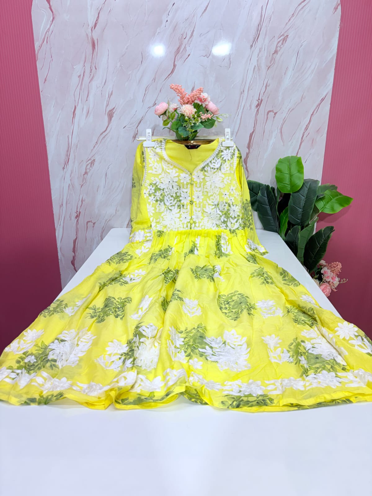 Single Umbrella Embroidered Kurti
