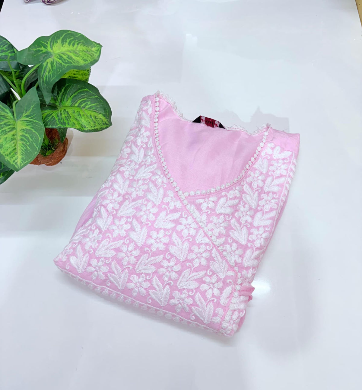Premium Mul Cotton Angrakha Umbrella Kurti