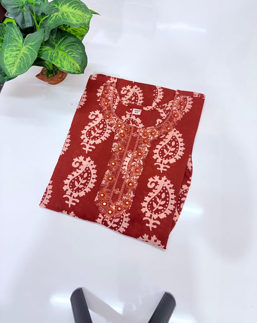 60s Cotton Single Umbrella Kurti