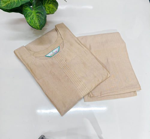 Vatican Fabric A-Line Co ord Set with Embroidery