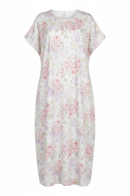 Women's Cotton Nighty – Floral Print