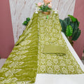 Blended Cotton Kurti with Pant & Dupatta Set
